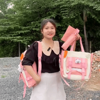 Mochila Escolar Colorida para Chicas