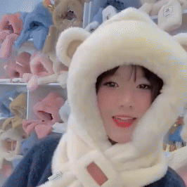 Gorro Kawaii Oso Increíblemente Cálido