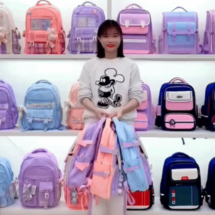 Mochila Escolar Colorida para Chicas