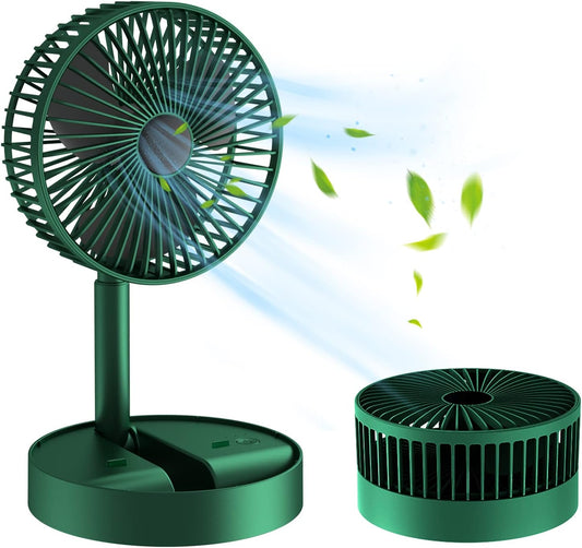 Mini Ventilador Plegable Portátil Verde