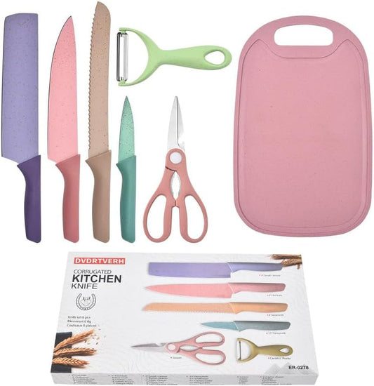 Juego de Cuchillos de Cocina Coloridos
